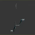 Weapon Mechanical Structure With Teal Gear System And Metal Components
