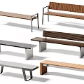 Various Designs Outdoor Benches With Wooden Seats And Metal Frames For Outdoor Spaces