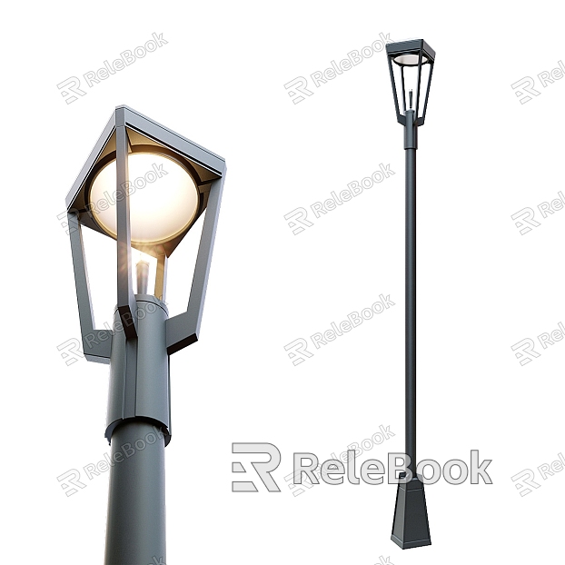 Outdoor lights, street lights, landscape lights model