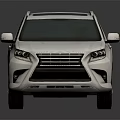 White Modern SUV With Sleek Exterior Design And Shiny Alloy Wheels
