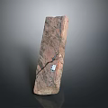 Natural Stone Wood Decorative Sculpture With Textured Surface For Home