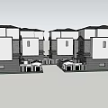 Modern Detached Villa Exterior Design With Multiple Floors Balconies And Large Windows
