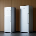 Modern refrigerator small refrigerator two door refrigerator freezer single door refrigerator 3d model