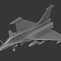 Gray Military Fighter Jet With Mounted Weapons And Number 131 Design