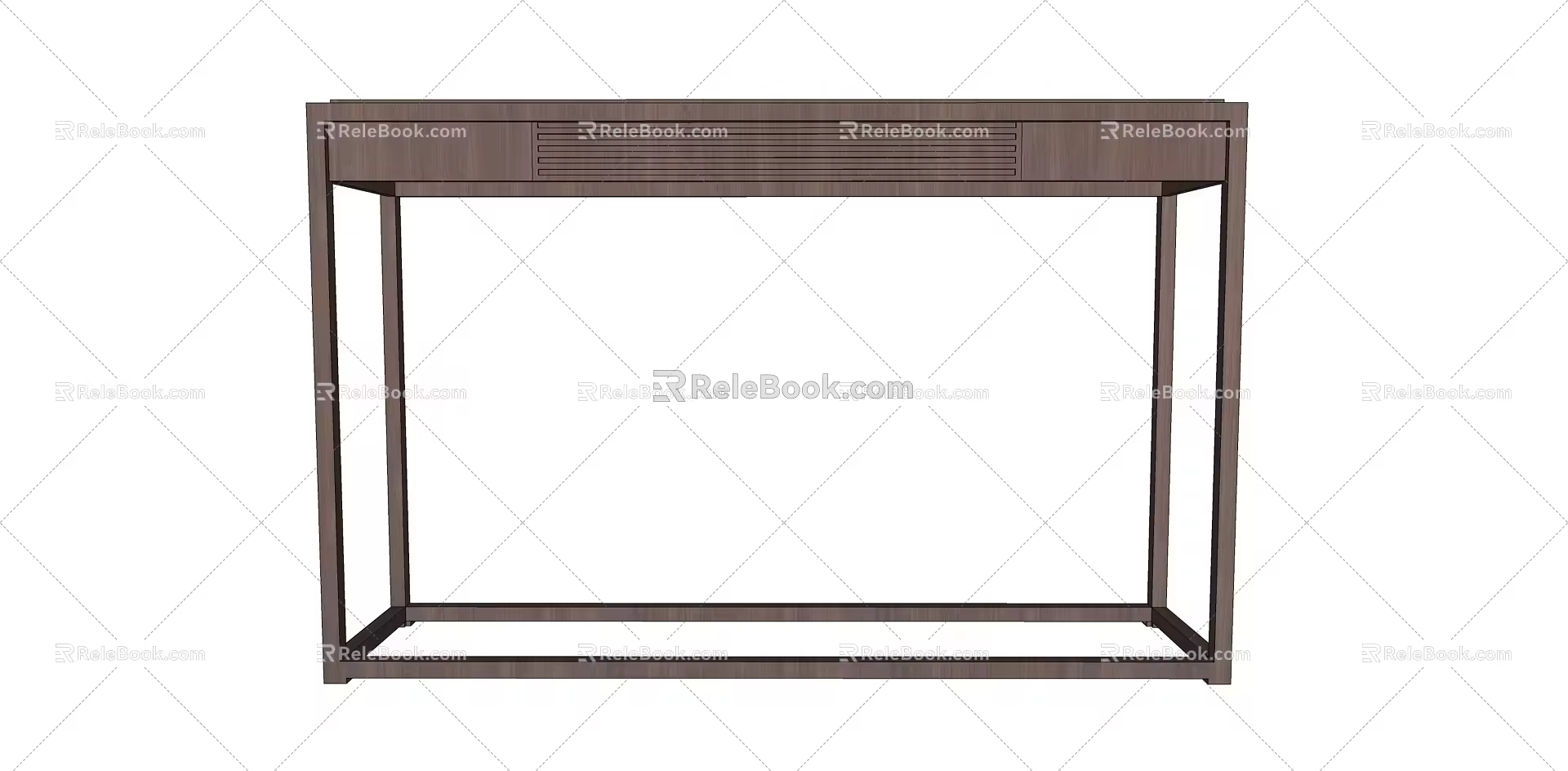 New Chinese Duan Jing Tai Hallway Case 3d model