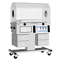 Medical Device Infant Incubator With Transparent Hood Control Panel And Drawers