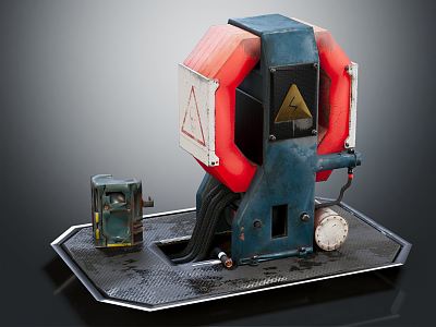 Modern Sci-Fi Equipment Sci-Fi Items 3d model