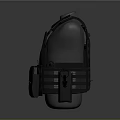 Military Tactical Vest On Mannequin With Multiple Pockets And Gear