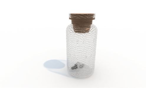 Modern drift bottle 3d model