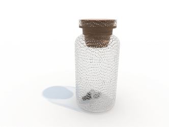 Modern drift bottle 3d model