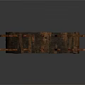 Vintage Wooden Wheel With Intricate Spokes Central Hub And Rich Wood Grain Texture