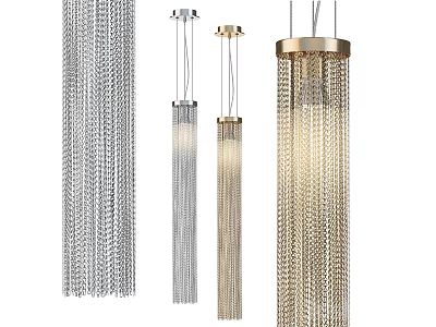 Modern Luxury Chandeliers with Multiple Crystal and Metal Styles for Interior Decor 3d model