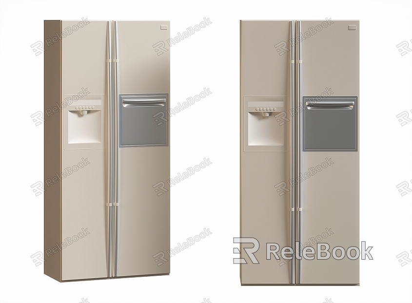 Refrigerator Double Door Refrigerator Double Door Refrigerator Flat Door Freezer Smart Refrigerator Metal Freezer model