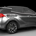 KIA Modern SUV Featuring Sleek Silver Exterior And Stylish Front Design