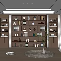 New Chinese Bookcase 3d model