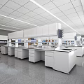 Modern Laboratory 3d model