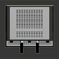 Computerized Espresso Coffee Machine With Dual Metal Nozzles And Control Panel