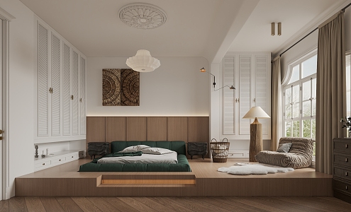 French Bedroom 3d model