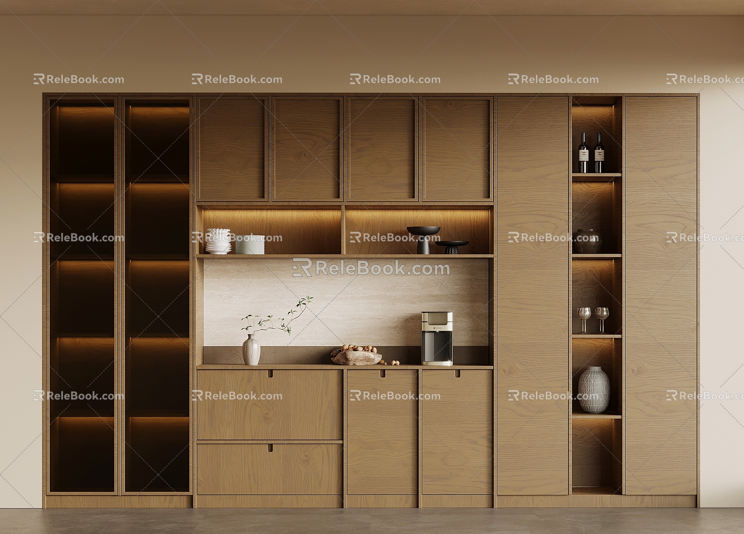 Wine Cabinet 3d model