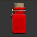 Modern Potion Bottle Chili Water Potion Medicine Magic Bottle 3d model