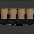 Modern bullet pistol bullet rifle bullet machine gun bullet 3d model