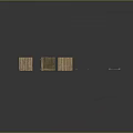 Wooden Scene Components Including Staircase Platform Railing Posts And Beams
