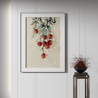 New Chinese Decorative Painting 3d model