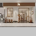 Modern Clothing Store Interior Design With Mannequins Display Racks And Large Screens