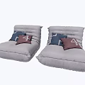 Modern Lazy Sofa 3d model