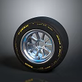 High Quality Automotive Parts Including Car Tire And Silver Spoke Wheel Rim