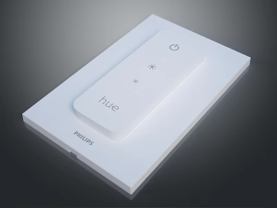 Philips Hue Smart Home Light Control Electronic Switch With White Design 3d model