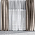 Modern Curtains 3d model