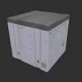 Industrial Equipment Square Metal Enclosure With Operation Door And Sturdy Structure
