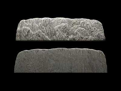 Snowwave Stone Landscape Wall Stone 3d model