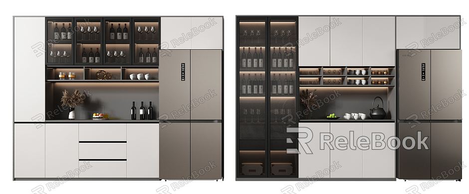 Modern Wine Cabinet model