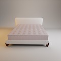 Modern Single Bed 3d model