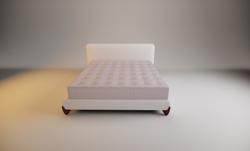 Modern Single Bed 3d model