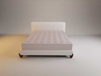 Modern Single Bed 3d model