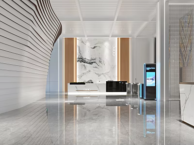 Front Desk 3d model