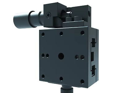 Precision Metal Mechanical Component With Multiple Holes And Mounting Structure Design 3d model