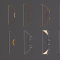 Various Designed Bows As Traditional And Modern Weapon With Different Decorative Elements