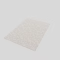 Soft Beige Square Carpet Fluffy Texture for Living Room Bedroom Home Decor