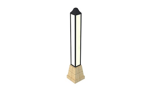 Landscape lamp column 3d model