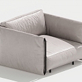 Modern Single Sofa Single Leisure Chair 3d model