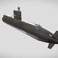 Submarine World War II Submarine Nuclear Submarine Military Equipment Weapon Nuclear Powered Boat Low Face Number Low Model Simple Model Game Video Class Super Realistic 3d model