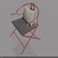 Modern Hinged Door With Pink Frame Gray Panel And White Cushion For Home Decor