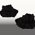 Modern Black Single Sofa With Rough Textured Design Unique Living Room Furniture Piece