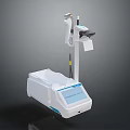 Modern Laboratory Equipment With White Body Digital Display And Adjustable Probe Arm