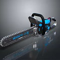 Professional Blue NEONOXE X Chainsaw with Durable Chain and Powerful Motor for Cutting Tasks