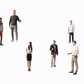 Modern multi-person 3d model